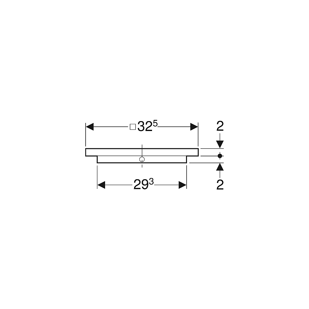 Geberit Rostrahmen für Ergänzungsset