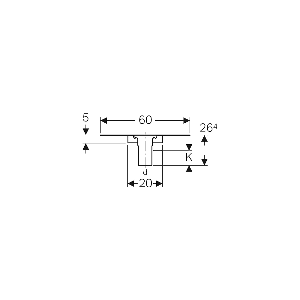 Geberit Dampfsperrenanschluss D 110