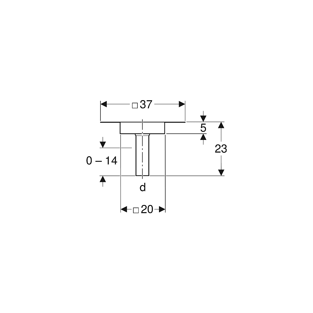 Geberit Pluvia Dampfsperrenanschl d56