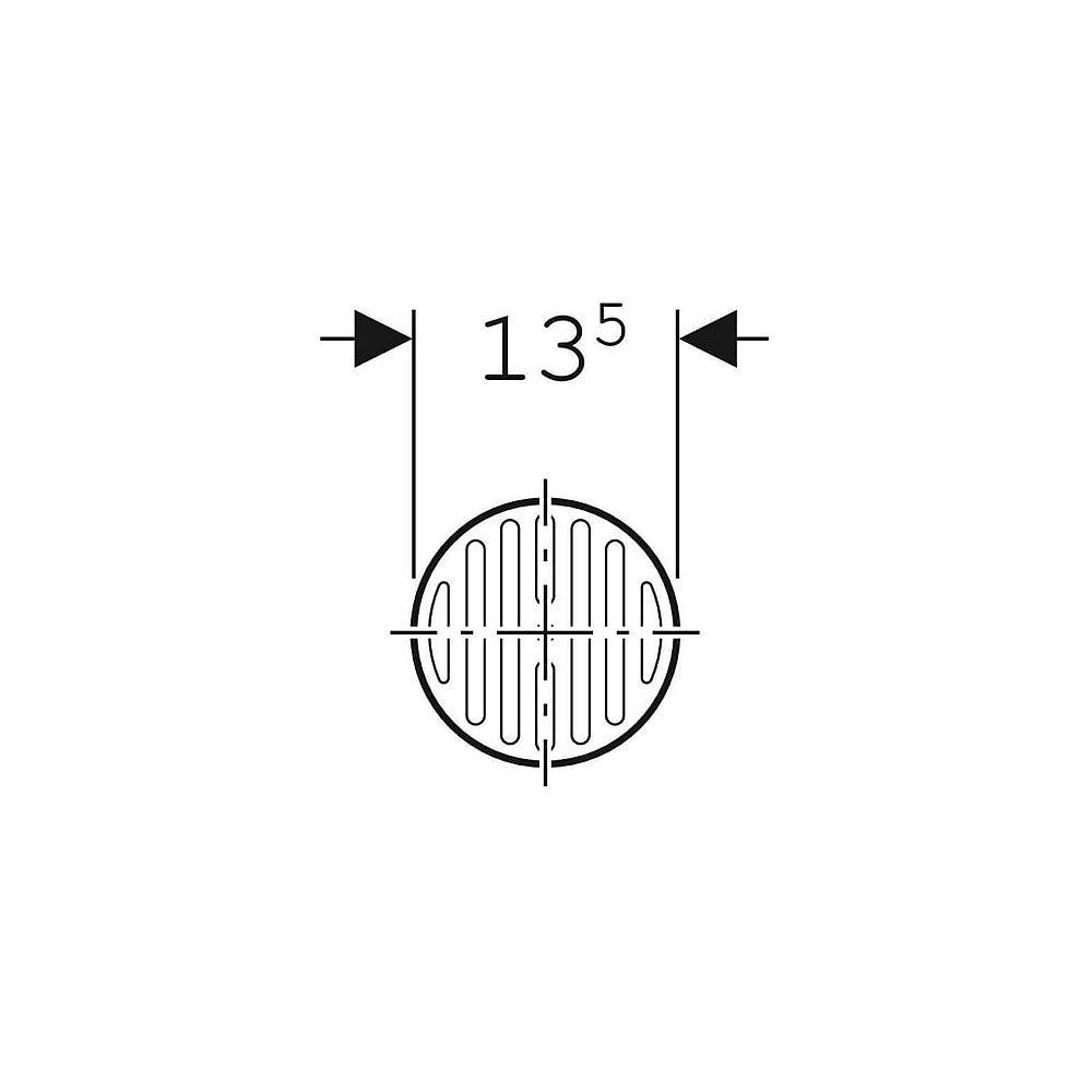 Geberit Rost zu Bodenwasserablauf Varino 388.134.00.1 verschraubbar