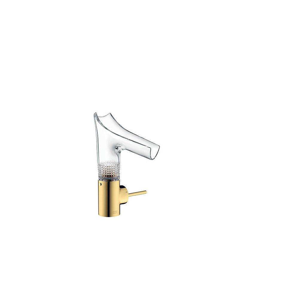 Hansgrohe Einh. WT-Mischer Starck V 140 12122990 gold-opt.Glasausl. Diamantschl.
