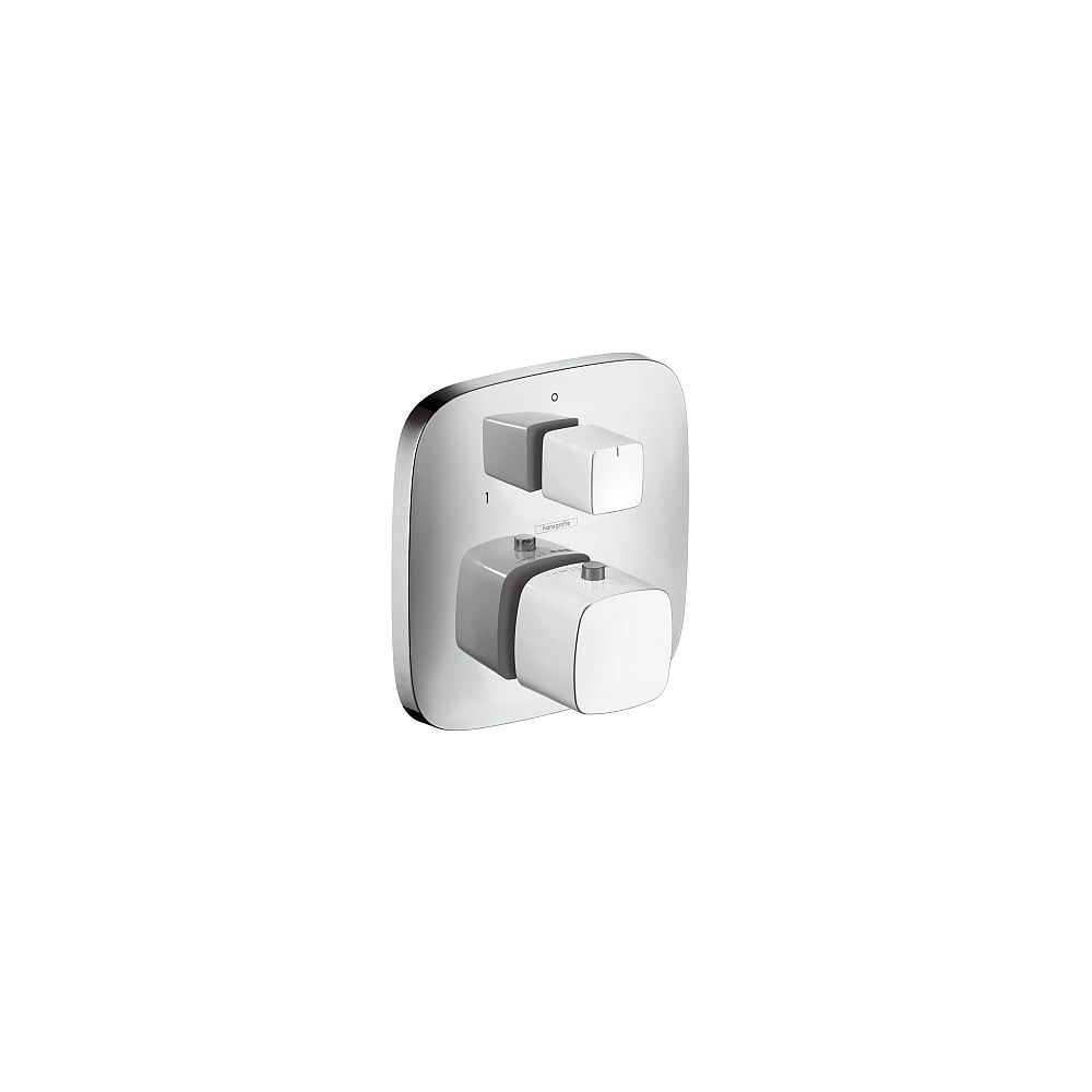 Hansgrohe UP-Thermost. PuraVida 15771400 Fertigset white chrome m.Ab-/Umstellvent