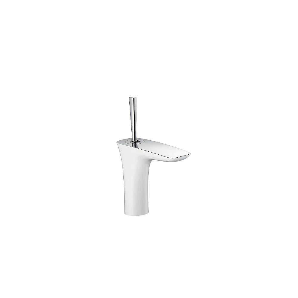 Hansgrohe Waschtischmischer PuraVida 15070400 white chrome m. Push-Open Vtl.