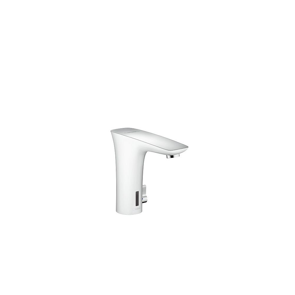 HG Elektr. WT-Mischer PuraVida 15170400 m.Temperaturreg. white chrome (Batterie)