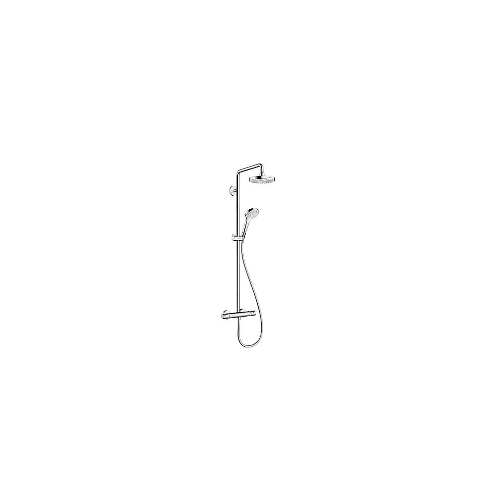Hansgrohe Croma Select S 180 2jet Showerpipe 257254400 EcoSmart weiß/chrom