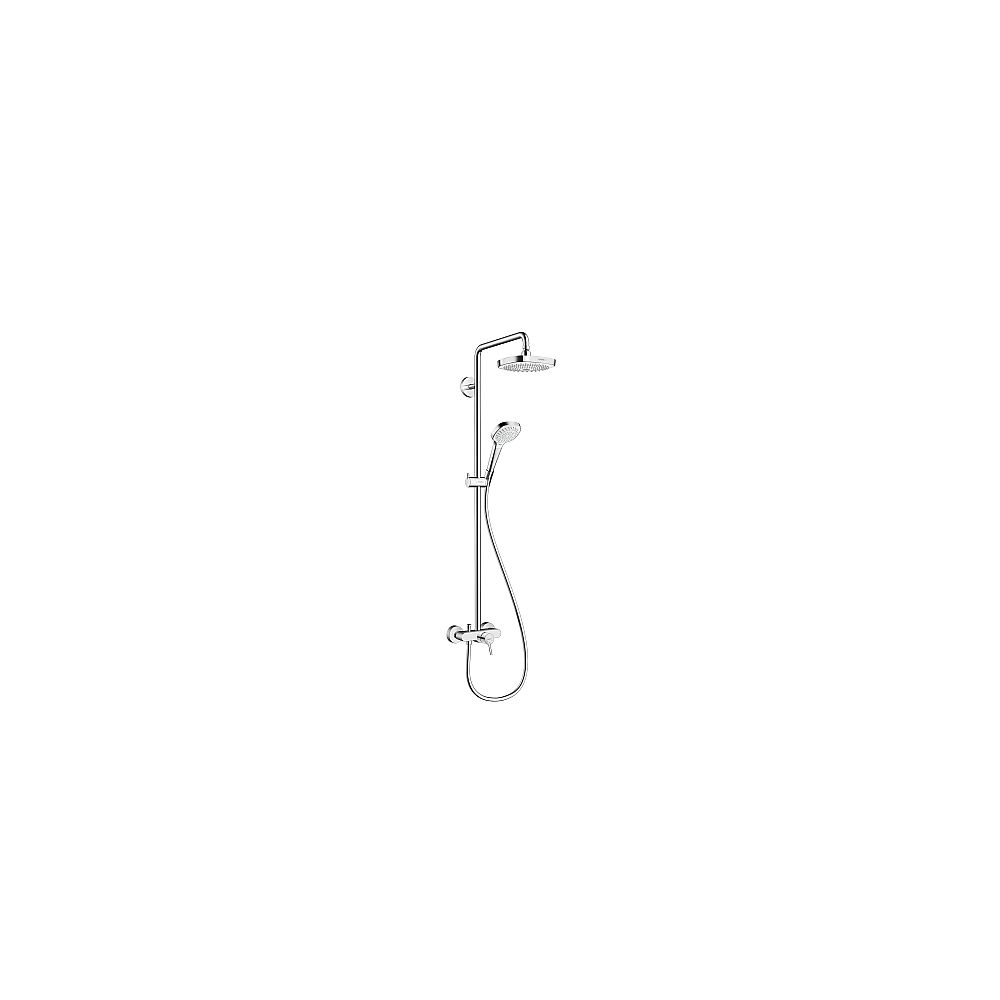 Hansgrohe Croma Select E 180 2jet Showerpipe 27258400 mit EHM weiß/chrom