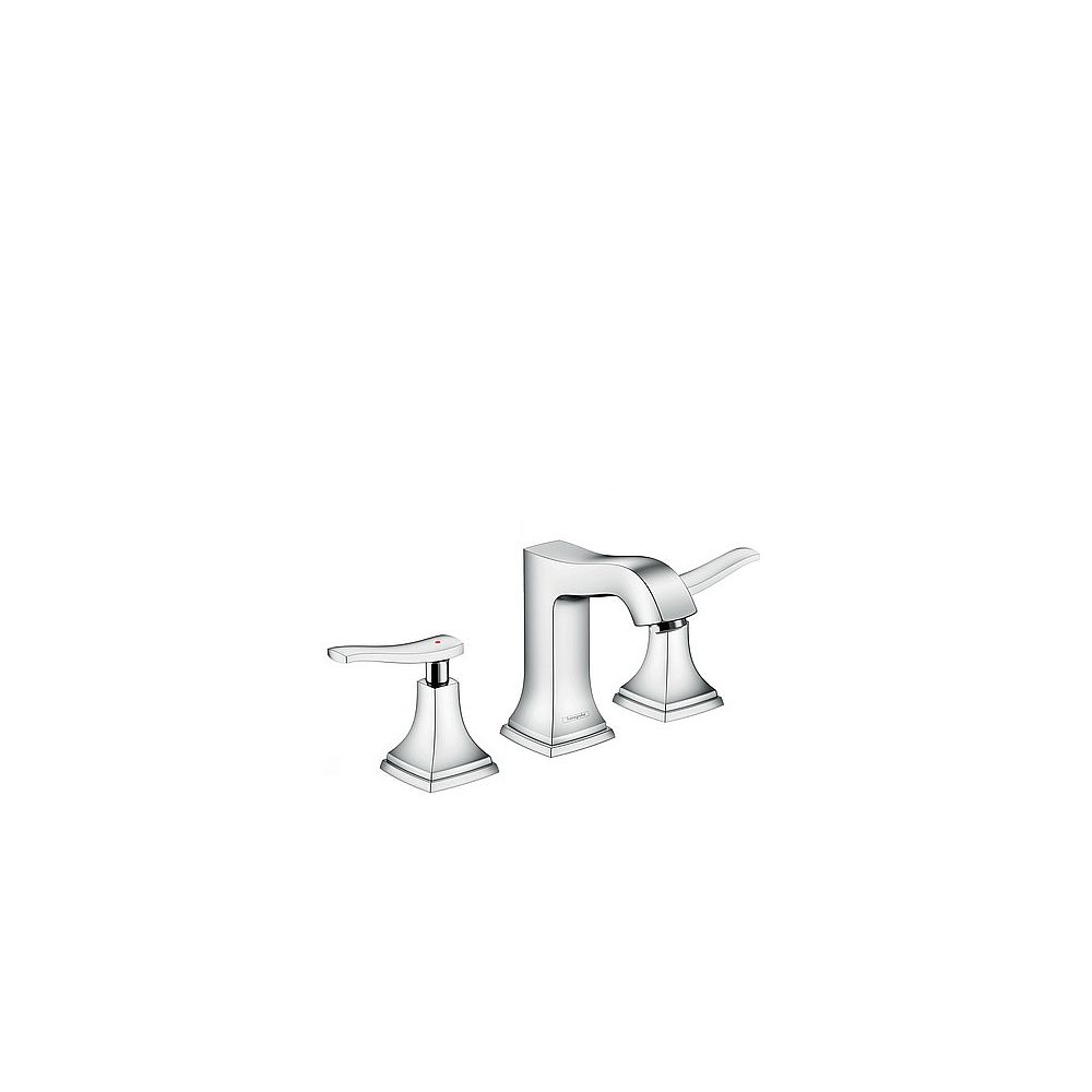 HG 3-Loch Waschtischarmatur 110 Metropol 31330000 Classic chrom mit Hebelgriff