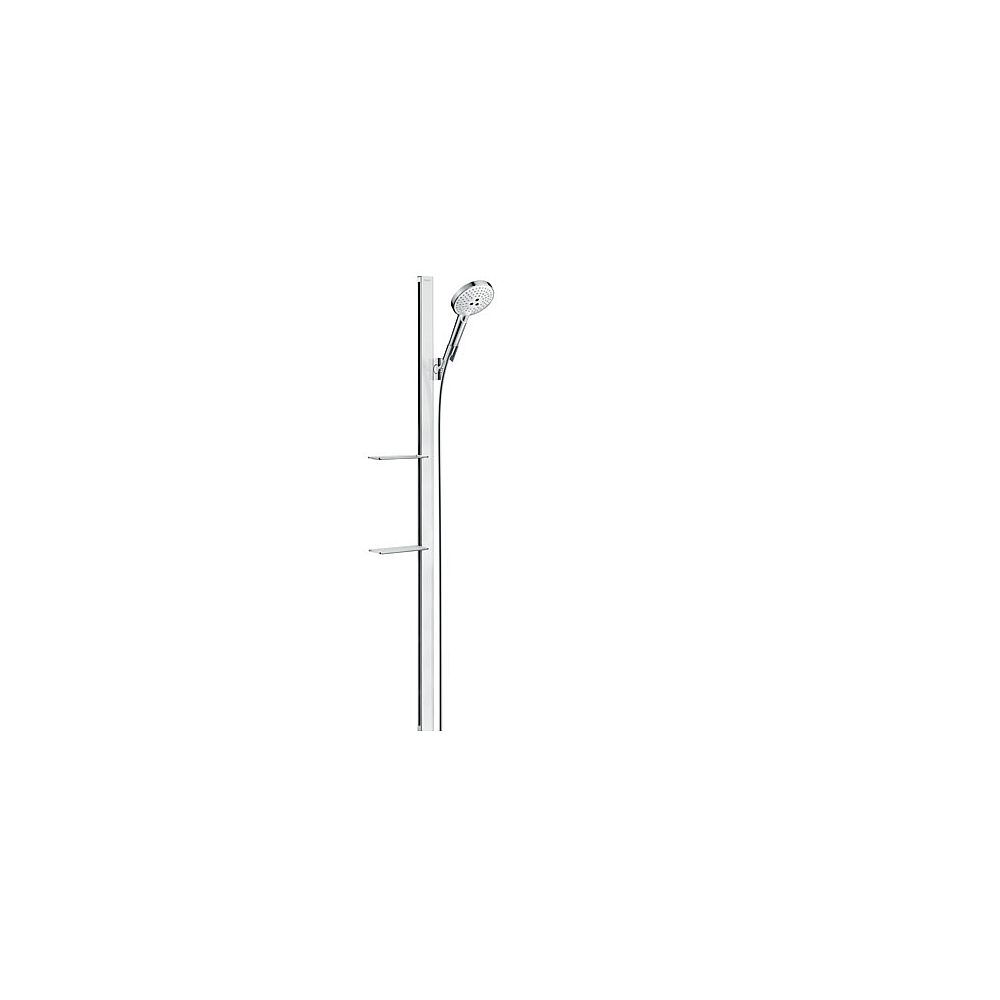 HG Brausenset Raindance Select S 120 EcoSmart Unica'E 1500mm weiss/chrom