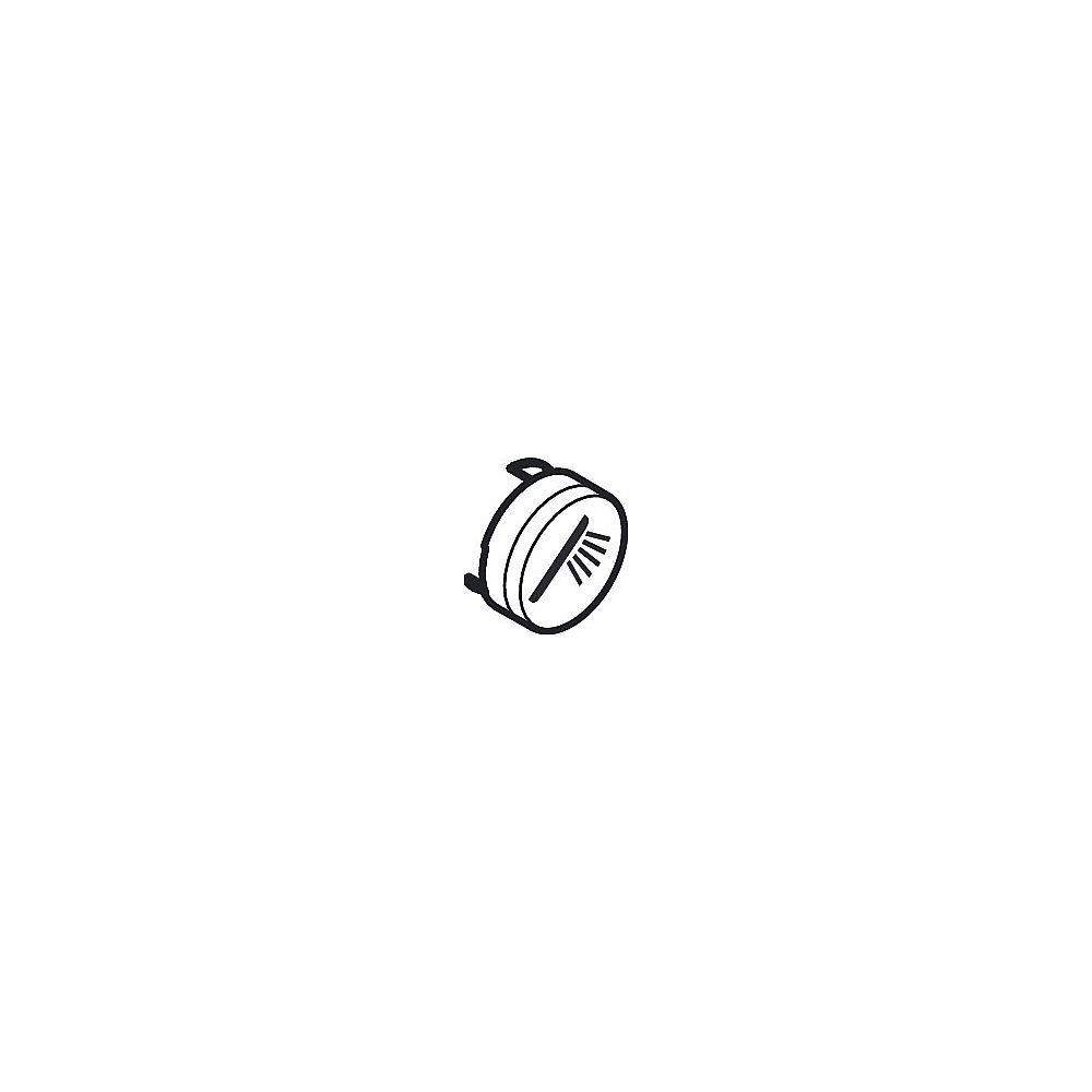 HG Druckknopf Symbol Handbrause weiss
