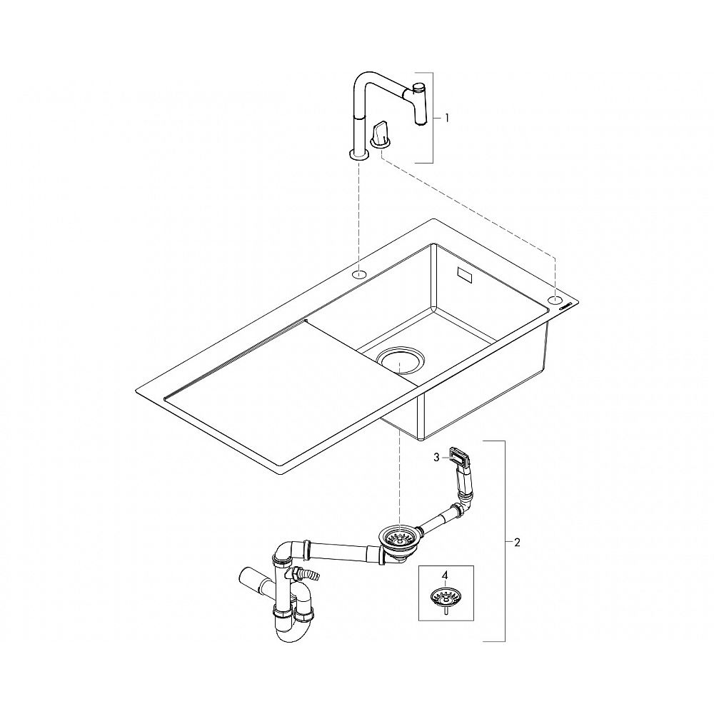 Grohe Halterahmen kpl 43205000