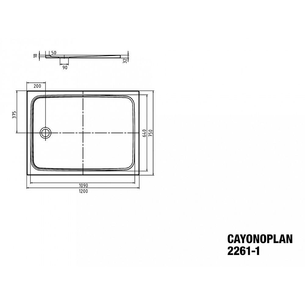 KA DW CAYONOPLAN Mod.2261-1, 750 x 1200,