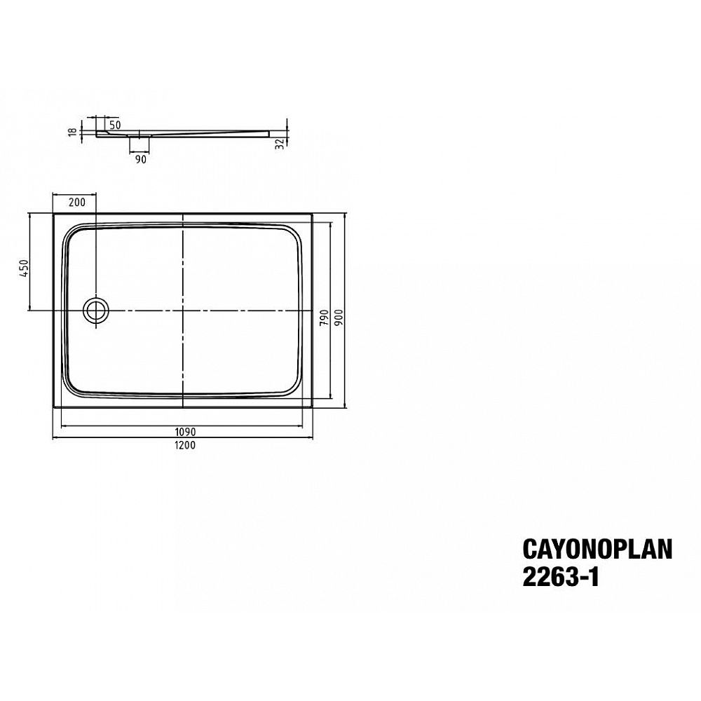 KA DW CAYONOPLAN M.2263-1, 900x1200x18,5