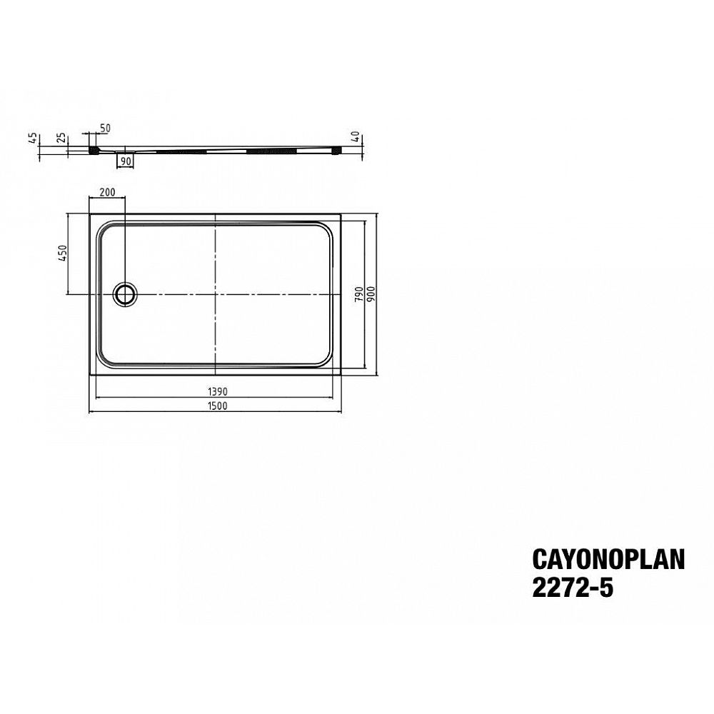 KA DW CAYONOPLAN Mod.2272-5, 900 x 1500,