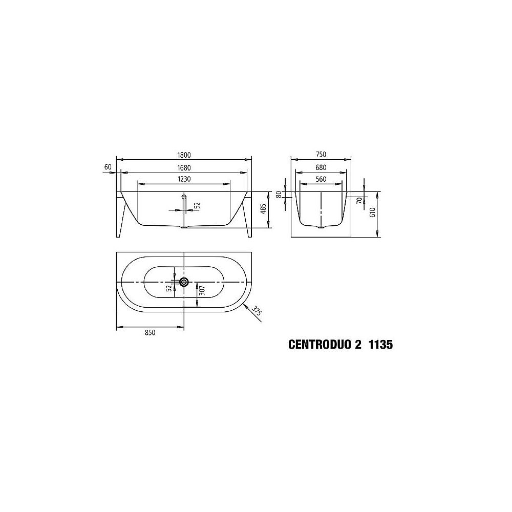 KA BW MST CENTRO DUO 2 1135, 1800x800