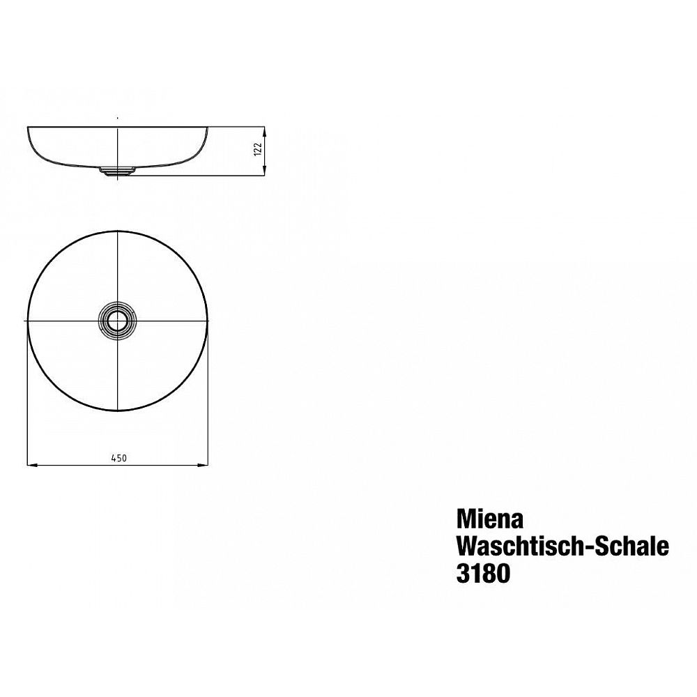 KA WT-Schale MIENA,M.3180 o.ÜL ¥450
