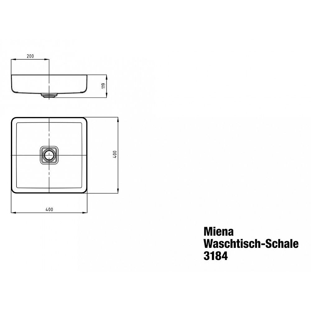 KA WT-Schale MIENA,M.3184 o.ÜL 400x400