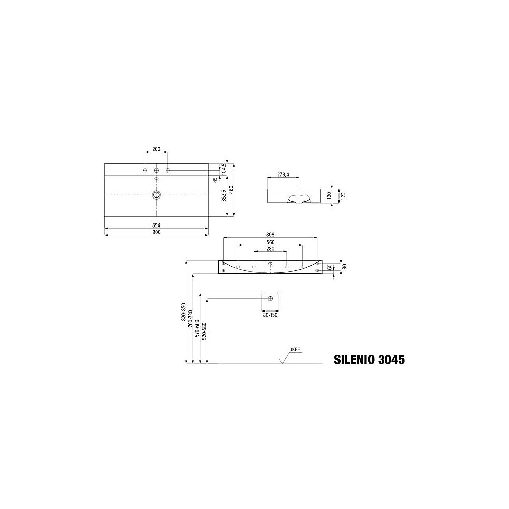 KA Wand-WT SIENIO, M.3045, 900x460