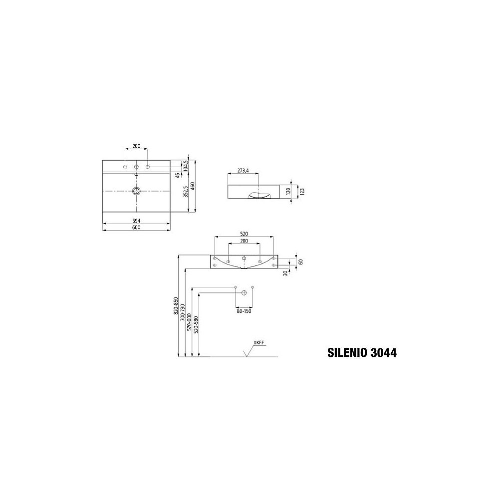 KA Wand-WT SIENIO, M.3044, 600x460