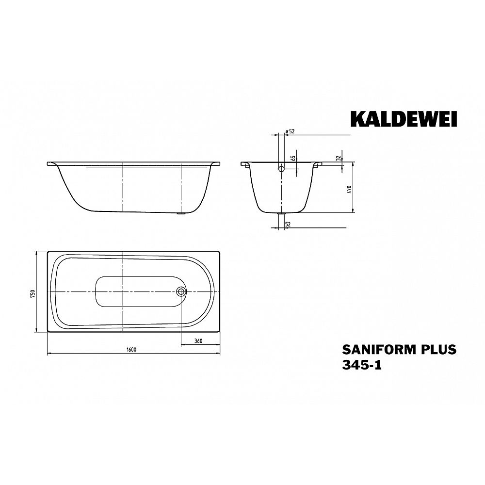 KA BW SANIFORM PLUS ST 345, 1600x750x480