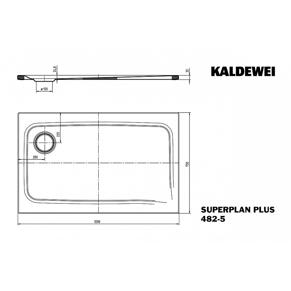 KA DW SUPERPLAN Mod.482-5, 750 x 1200,