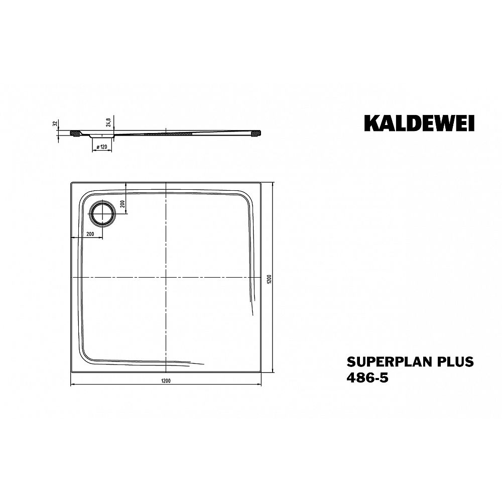 KA DW SUPERPLAN Mod.486-5, 1200 x 1200,