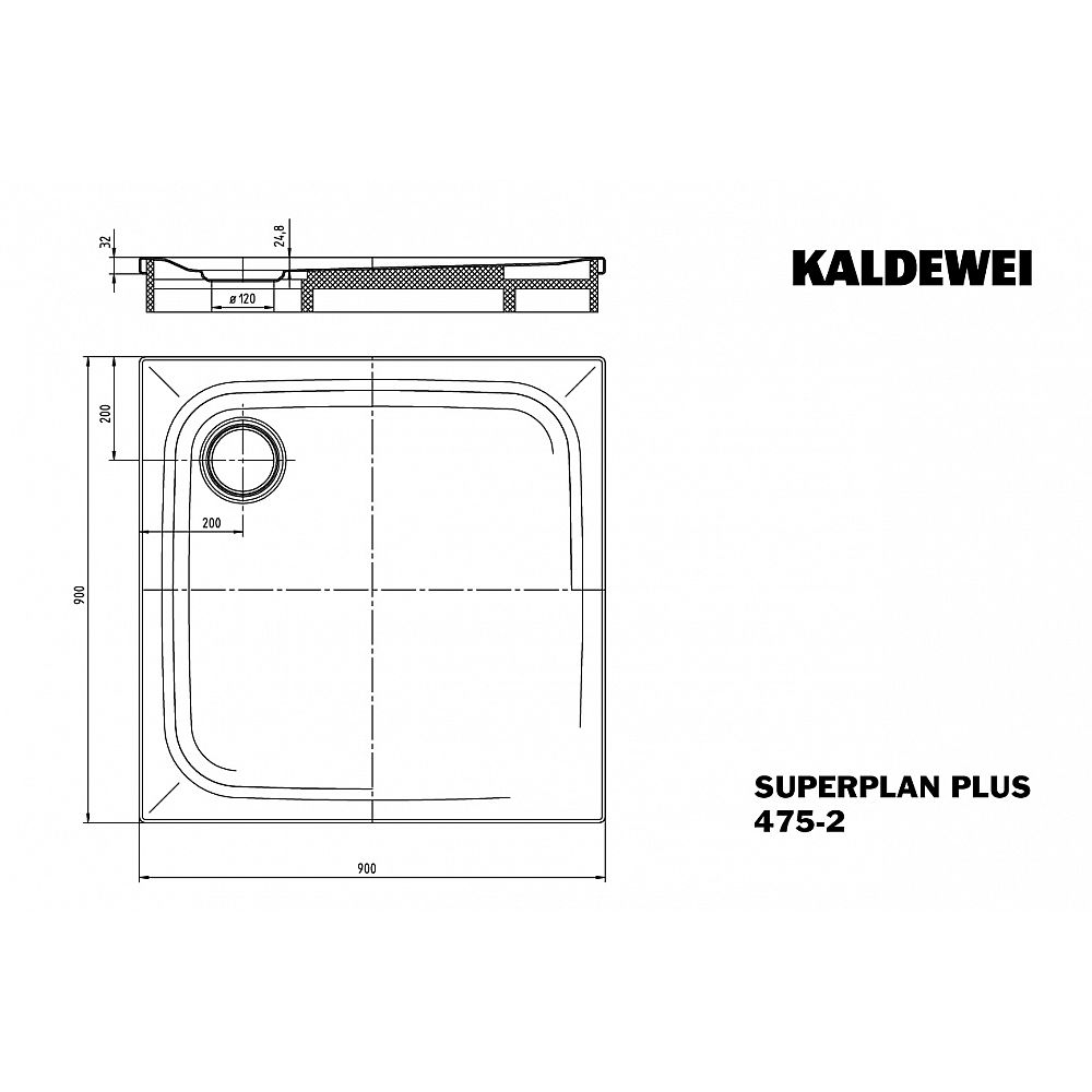 KA DW SUPERPLAN PL Mod.475-2,900x900x25