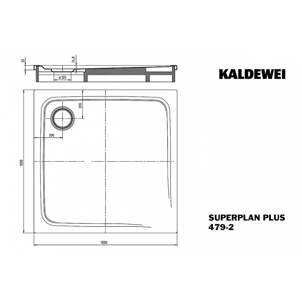 KA DW SUPERPLAN PL Md.479-2,1000x1000x25