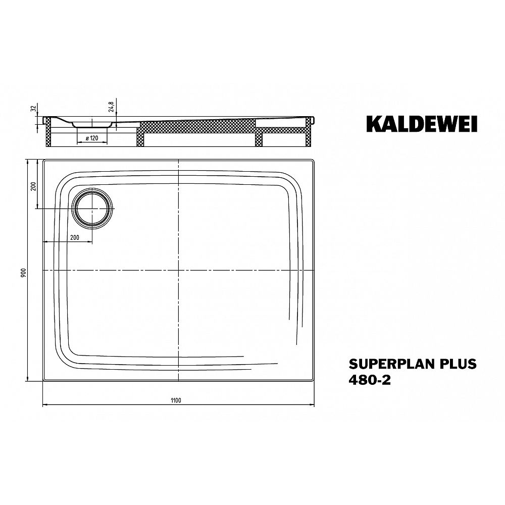 KA DW SUPERPLAN PLUS 480-2, 900x1100x25