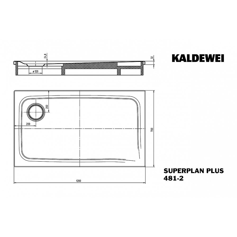 KA DW SUPERPLAN PLUS 481-2, 700x1200x25