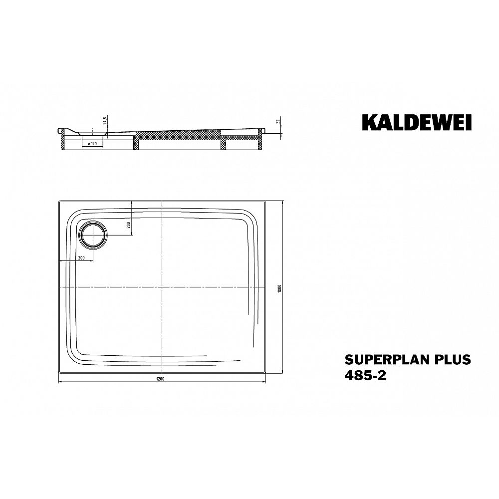 KA DW SUPERPLAN PL Md.485-2,1000x1200x25