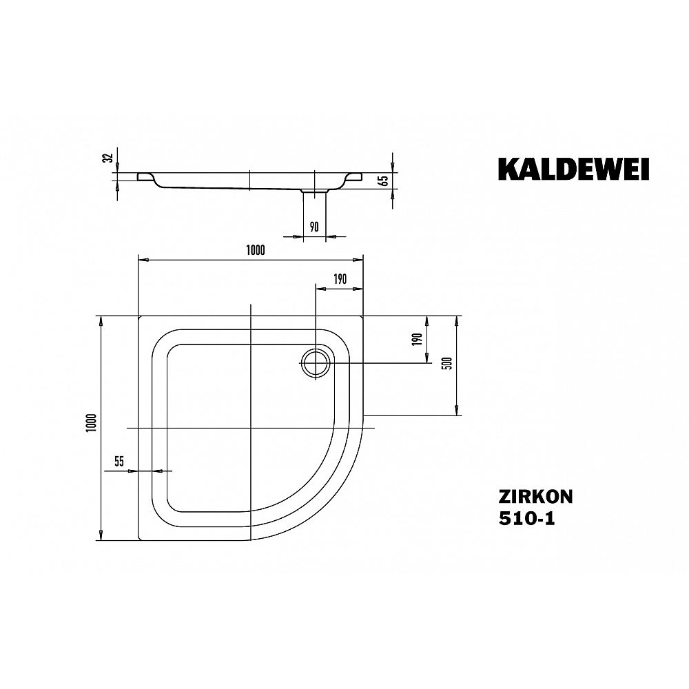 KA DW ZIRKON Mod.510-1,1000x1000x65
