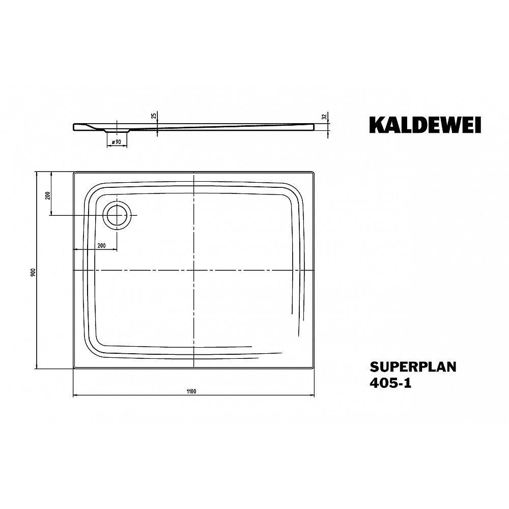 KA DW SUPERPLAN Mod.405-1,900x1100x25