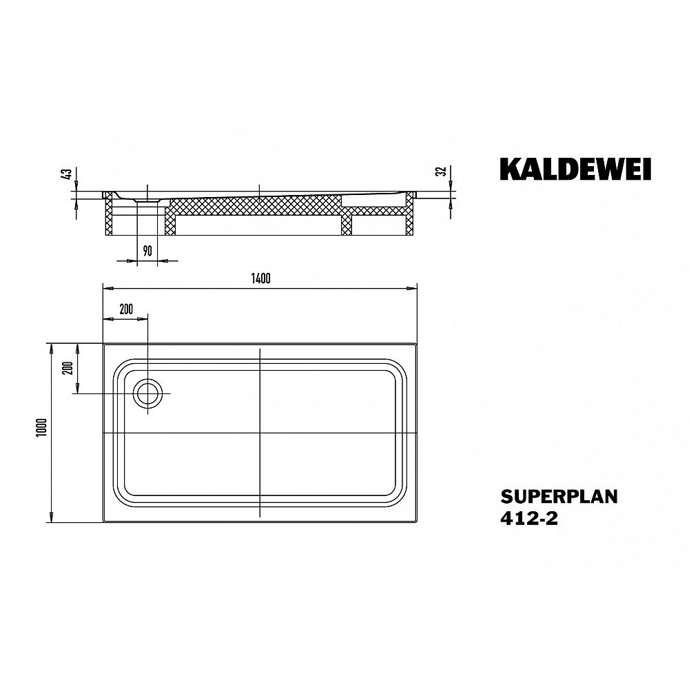 KA DW SUPERPLAN  Mod.412-2, 1000x1400,