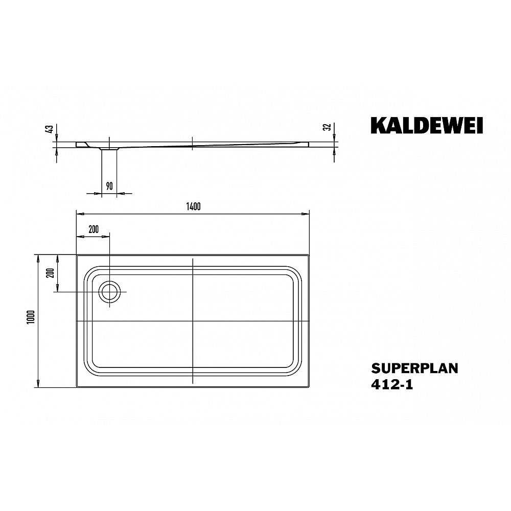 KA DW SUPERPLAN  Mod.412-1, 1000x1400,