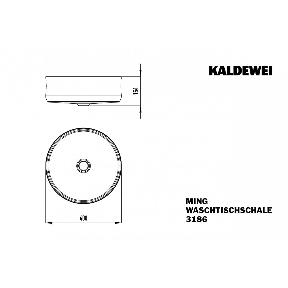 KA Waschtischschale MING Mod.3186,
