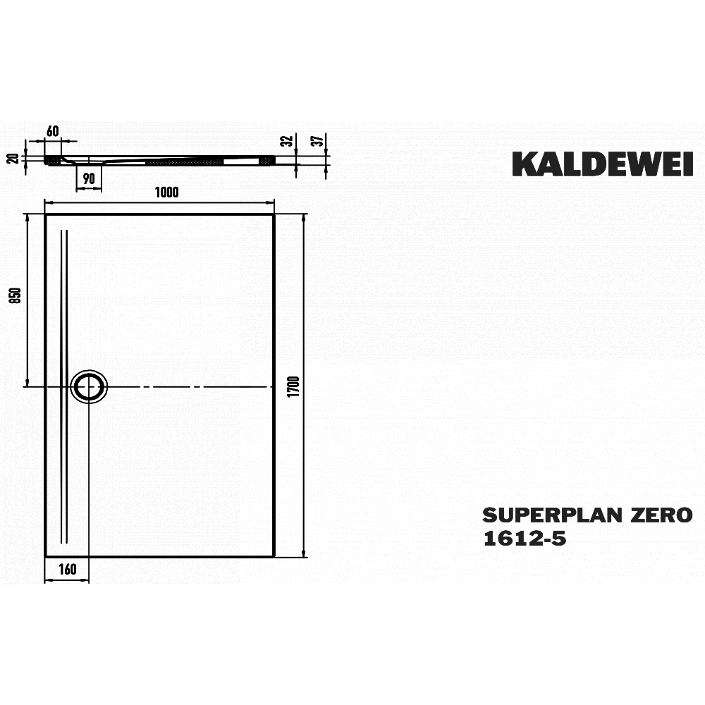 KA DW SUPERPLAN ZERO Mod.1612-5, 1000 x