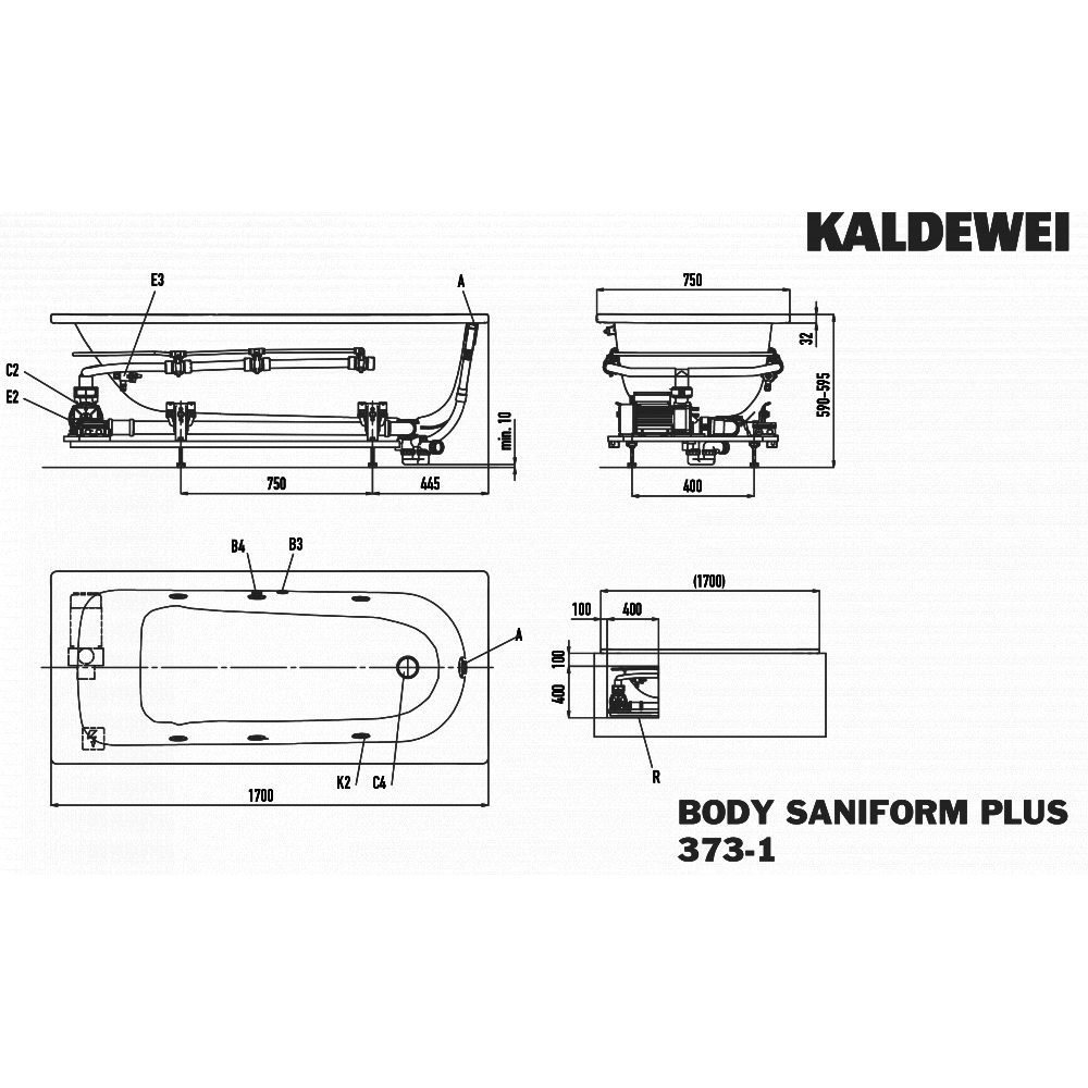 KA BW SANIFORM PLUS Mod.373-1 BODY, 1700