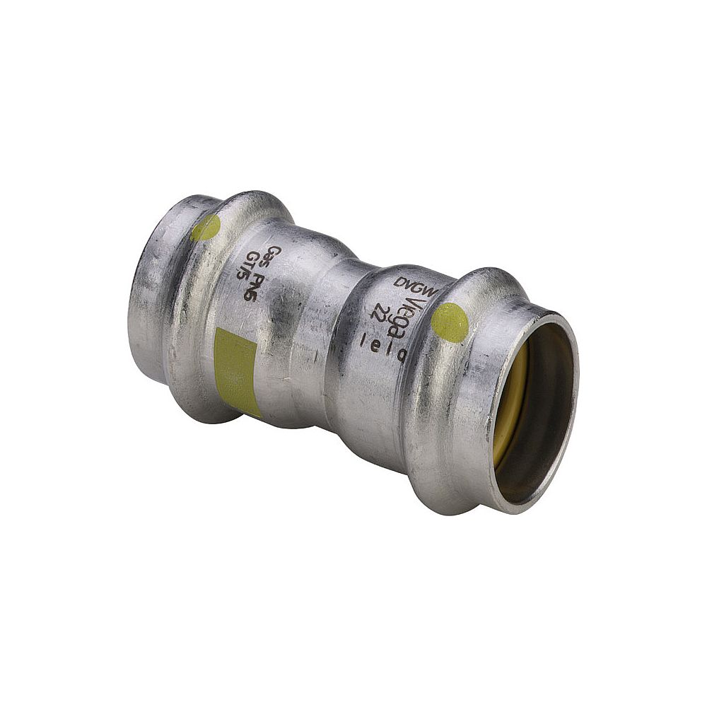 Viega Sanpress INOX Gas Muffe Edelstahl