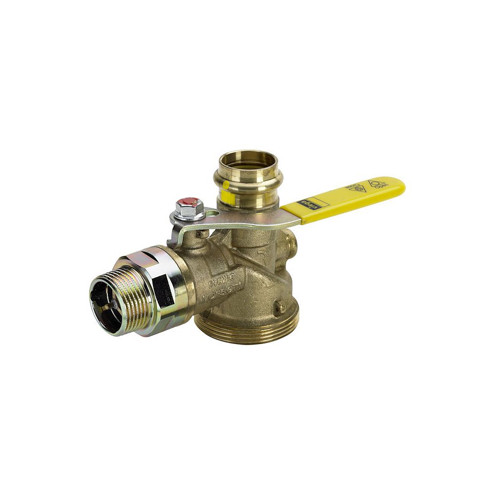 Viega Gaszähler-Kugeleckhahn Mod. 2644T