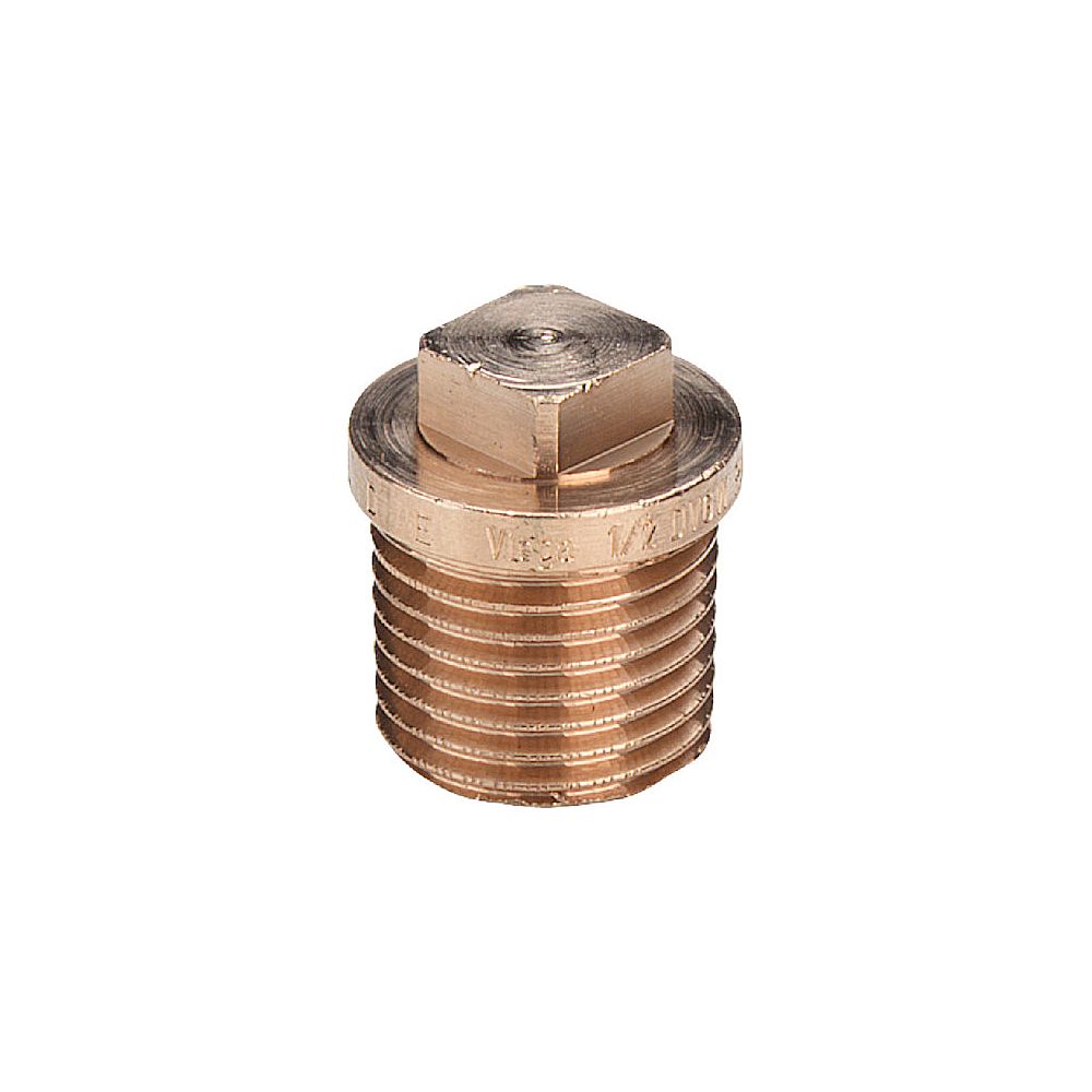 Rotguss Stopfen m. Rand Nr. 3290 11/4