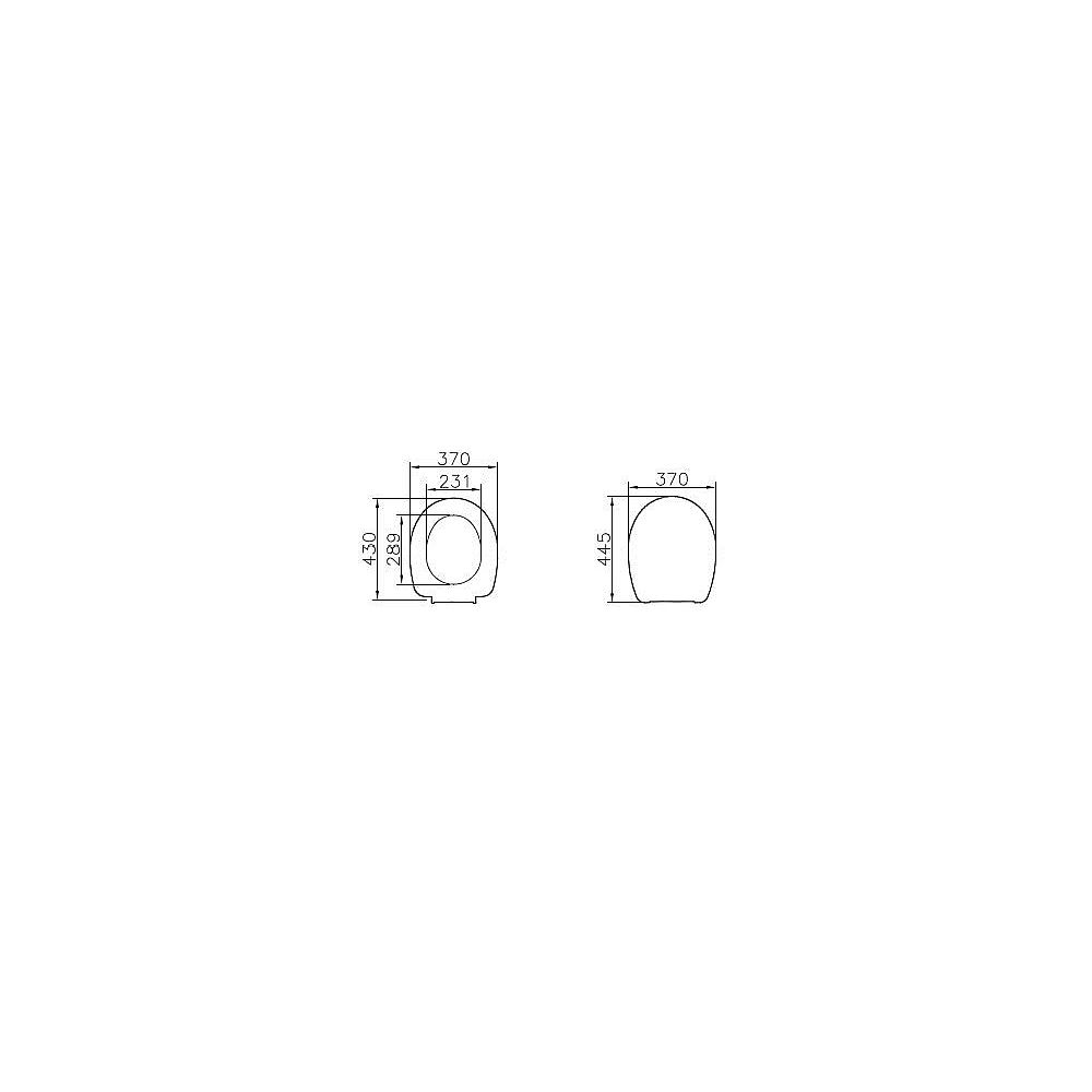 Vitra Norm WC-Sitz Topara Nr. 14-003-017